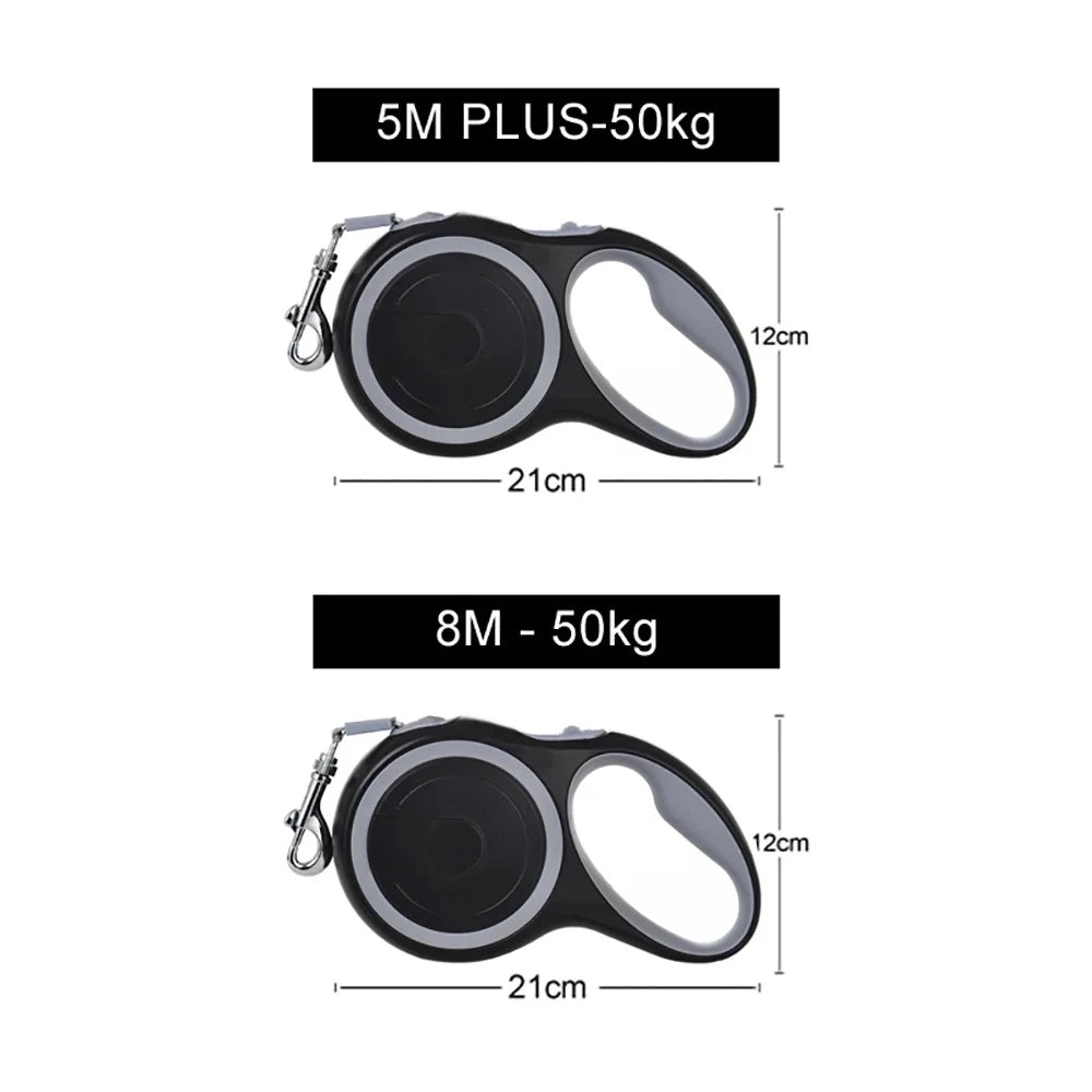 Long Strong Pet Leash For Large Dogs Durable Nylon Retractable Big Dog Walking Leash Leads Automatic Extending Dog Leash Rope