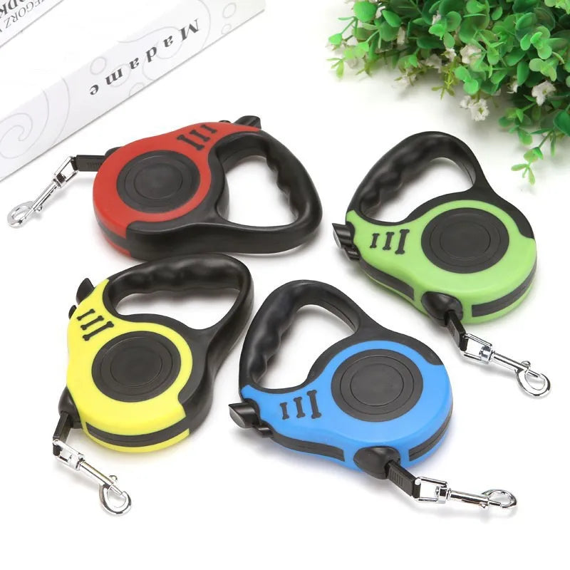 3m 5m Dog Leash Strong Nylon Puppy Lead For Small Medium Large Dogs Cats Automatic Retractable Durable Yorkshire Pet Supplies