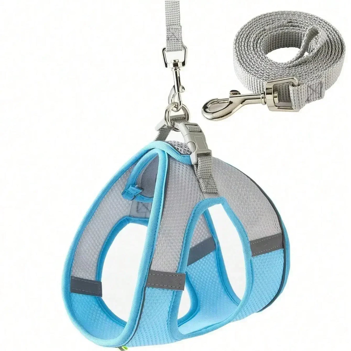 Cat Dog Harness Vest Chest Rope Set Reflective Breathable Adjustable Pet Harness for Small Medium Dogs Outdoor Walking