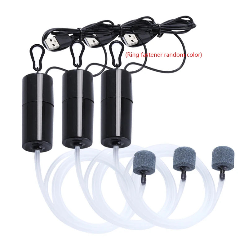 Aquarium USB Air Pump Fish Tank Silent Air Compressor Aquarium Portable Mini Oxygenator Oxygen Aerator Aquarium Accessories 5v