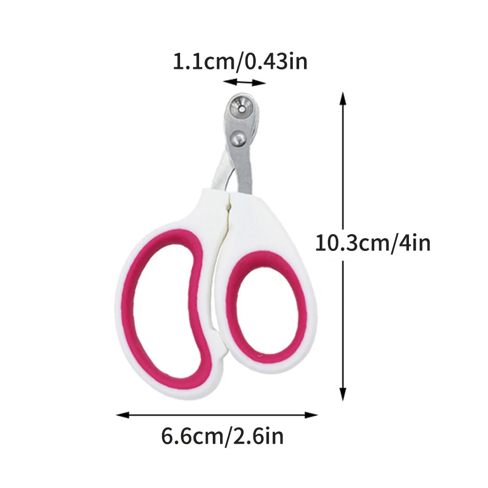 pet stainless steel nail clipper dog and cat small animal nail clippers for cats