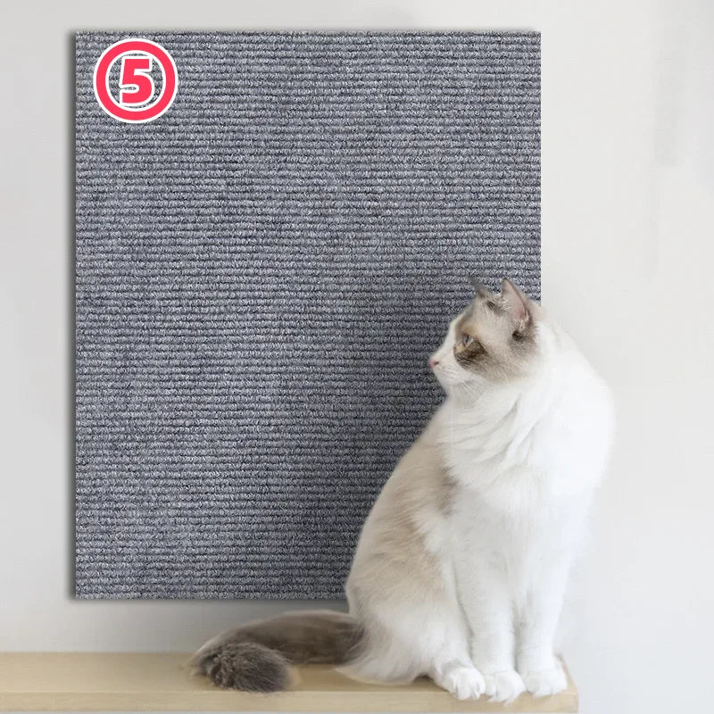 Anti Cat Scratch Sofa Cat Crawling Mat Sofa Protection Grinding Climbing Frame Self-adhesive Carpet Cats Scratch Board Cat Toys