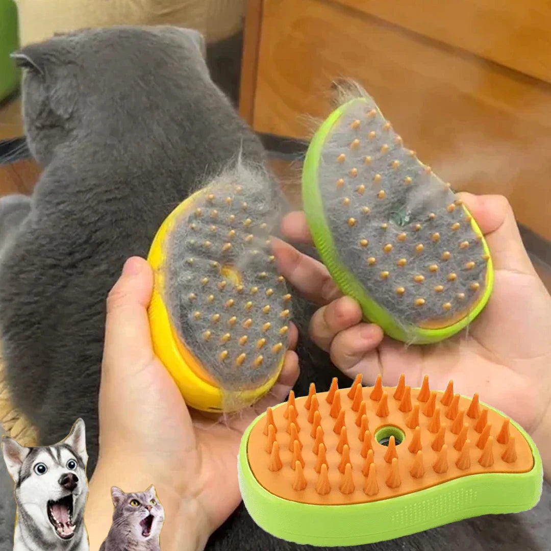 Steam Brush for Cats Soft Electric Water Jet Pet Comb Silicone Hair Remover Dog Brush Pet Grooming Supplies Products Home