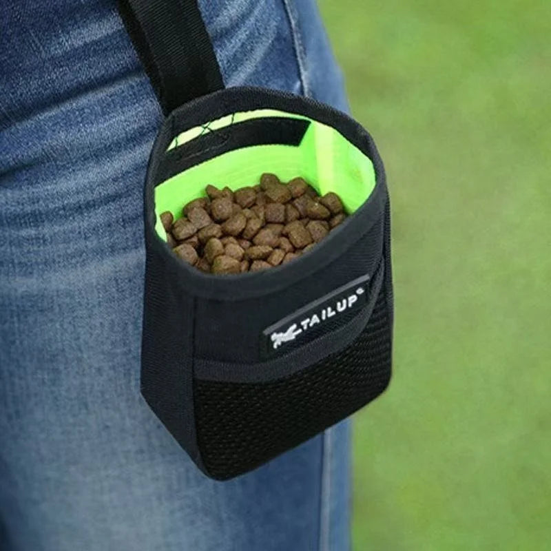Pet Food Treat Bag Waist Pouch Dog Accessories For Dog Outdoor Training Snack Training Obedience Bag Pet Feed Pocket