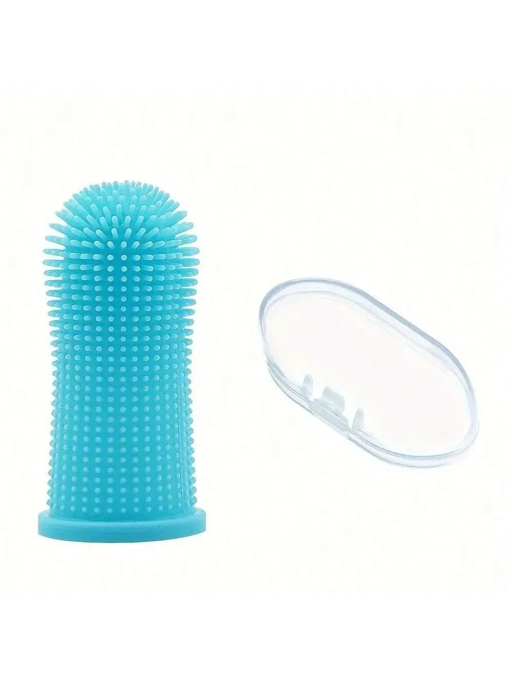Dog Super Soft pet Finger Toothbrush Teeth Cleaning Breath Care Nontoxic Silicone Tooth Brush Cat dog toothbrush pet products