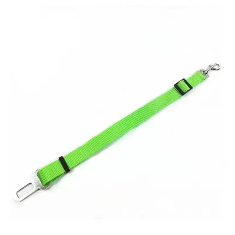 New Dog Car Seat Belt Safety Protector Travel Pets Accessories Dog Leash Collar Breakaway Solid Car Harness Pet Car Seat Belts