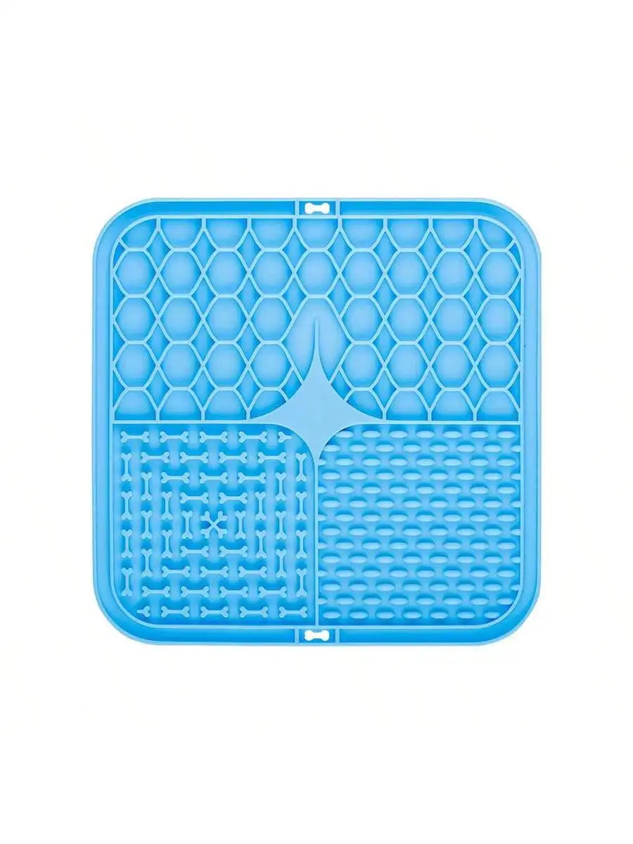Pet Lick Silicone Mat Dogs Pet Slow Food Plate for Dog Bathing Distraction Silicone Dog Sucker Food Training Dog Feeder Supplies