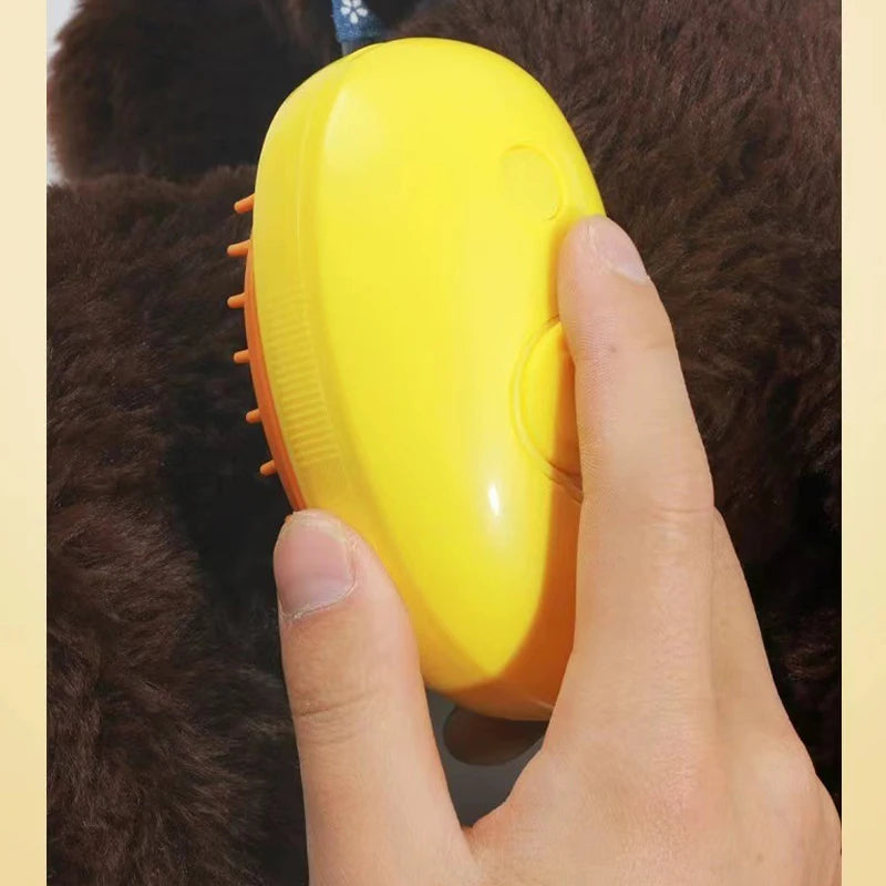 Steam Brush for Cats Soft Electric Water Jet Pet Comb Silicone Hair Remover Dog Brush Pet Grooming Supplies Products Home