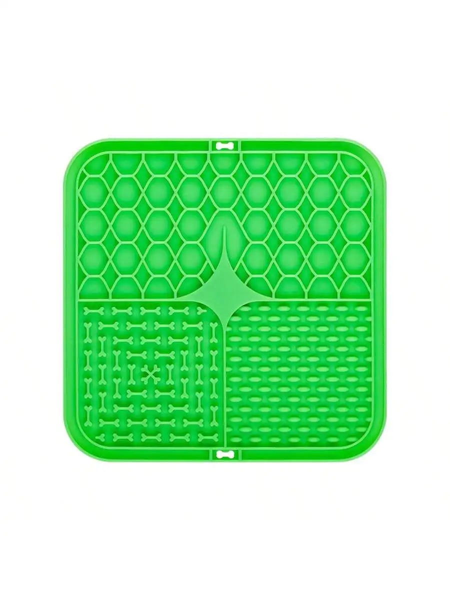 Pet Lick Silicone Mat Dogs Pet Slow Food Plate for Dog Bathing Distraction Silicone Dog Sucker Food Training Dog Feeder Supplies