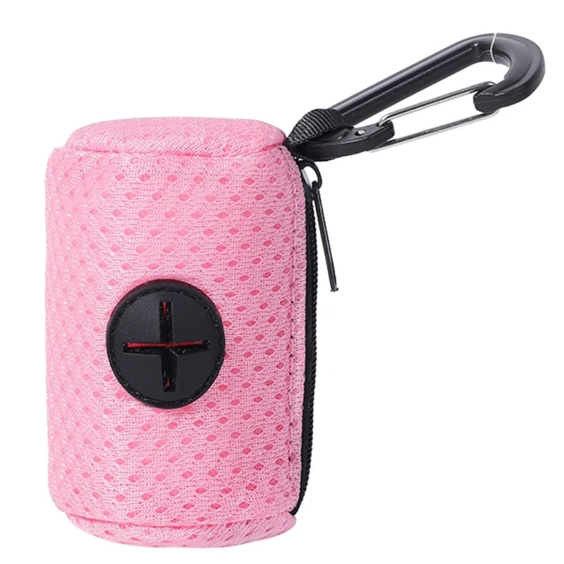 Dog Poop Bag Dispenser Hangingable Dog Poop Bag Holder Poo Bags Dispenser for Dogs Walking Garbage Bags Dispensers Pet Supplies