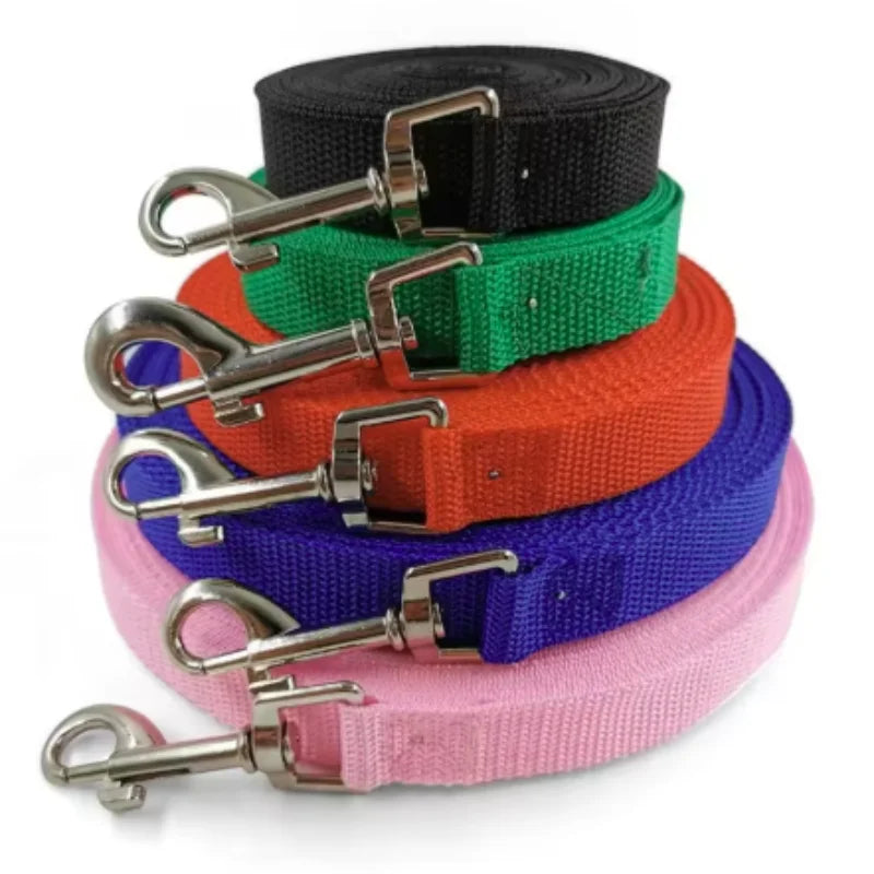 Pet Dog Training Leash Walking Belt Long Lanyard Dog Walking Protection Rope Suitable For Small And Large Dogs 1.5/3/5/6M Leash