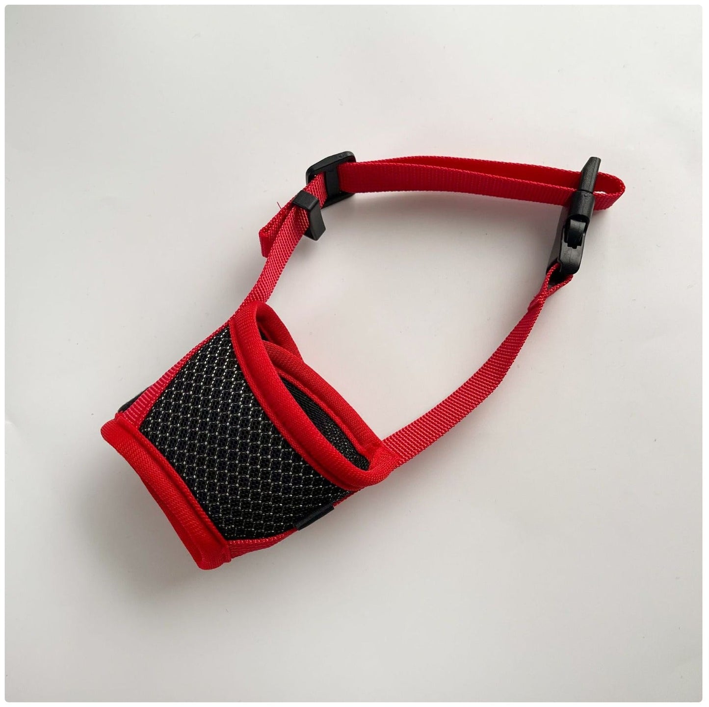 Adjustable Dog Muzzle - Breathable Anti-Biting Chewing Mouth Guard for Small Medium Large Dogs
