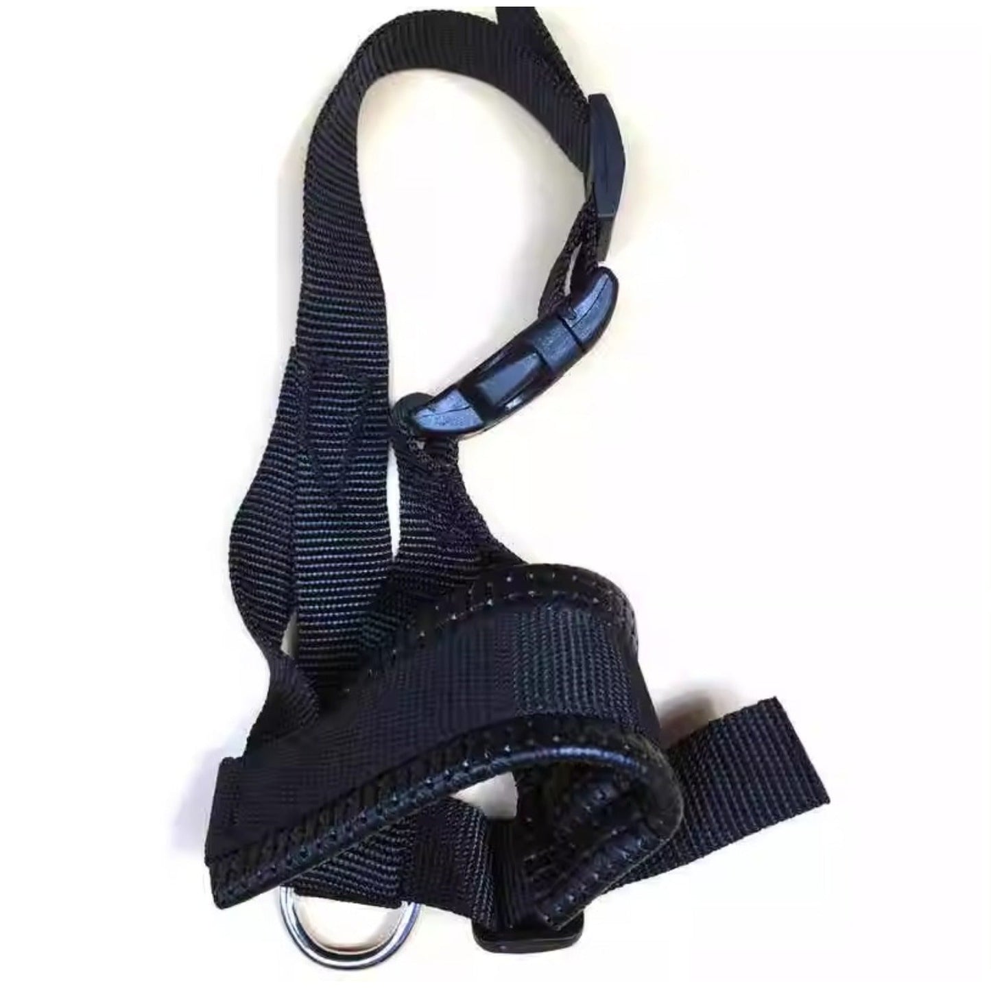Adjustable Dog Muzzle - Anti-Bite & Anti-Chewing Leather Padded Mouth Cover for Small to Large Dogs