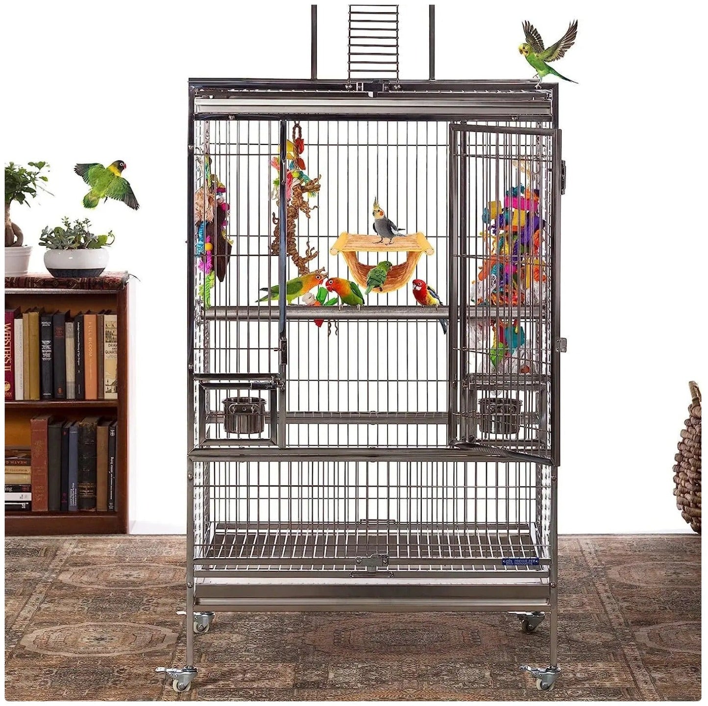 Cozy Parrot Hammock Bed - Warm Plush Hanging Nest for Birds & Small Pets
