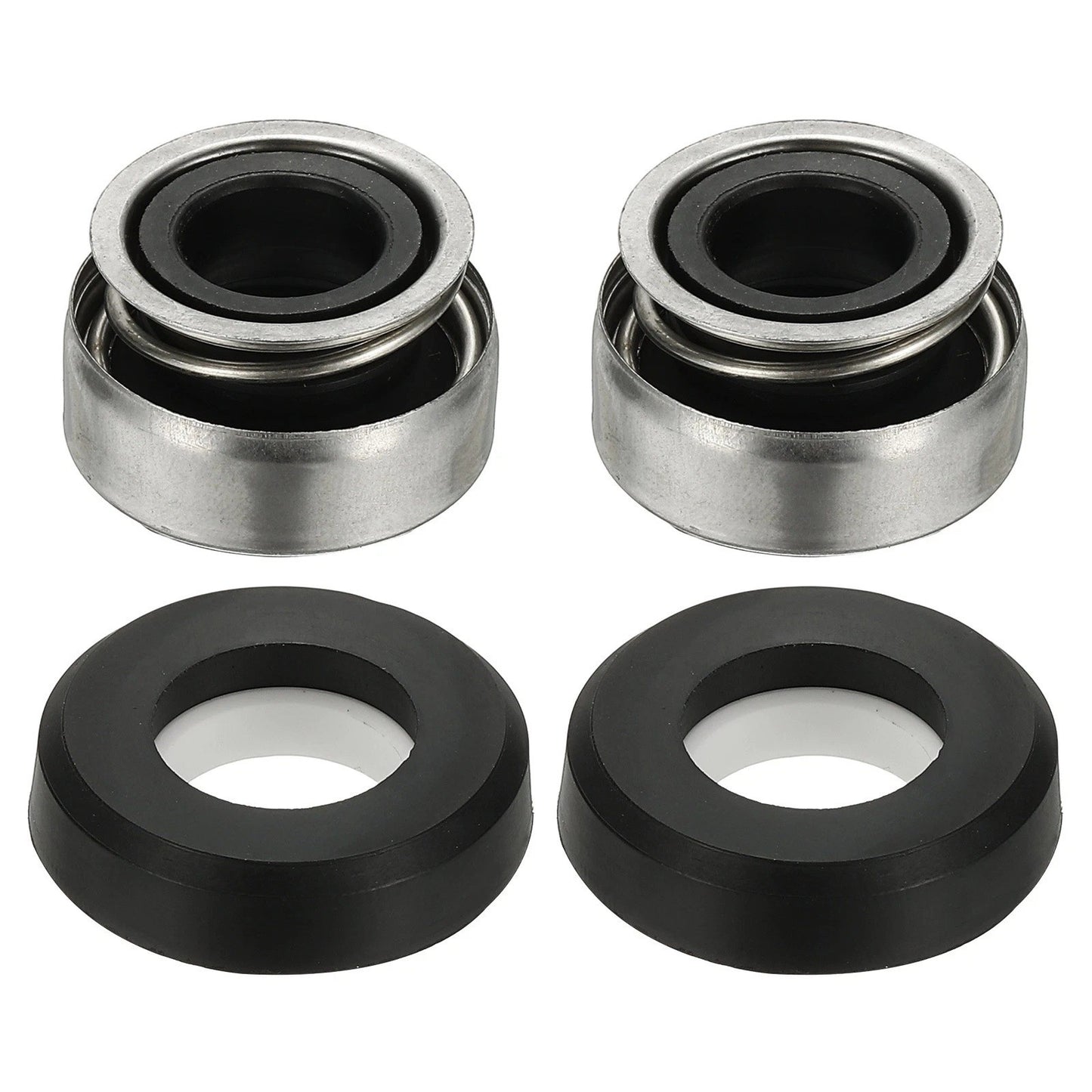 Mechanical Seal Kit, 2Pcs 12mm / 0.5 Inch Gas Water Pump Replacements