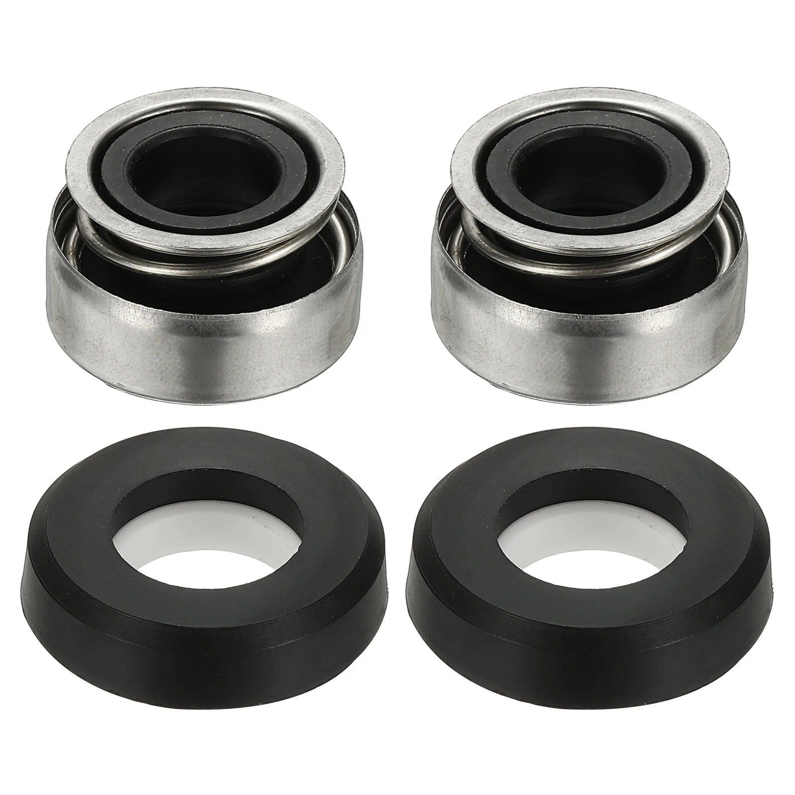Mechanical Seal Kit, 2Pcs 12mm / 0.5 Inch Gas Water Pump Replacements