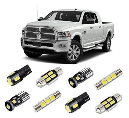 Interior LED Lights Kit for Dodge Ram 2009 2010 2011 2012 2013 2014 2015 White