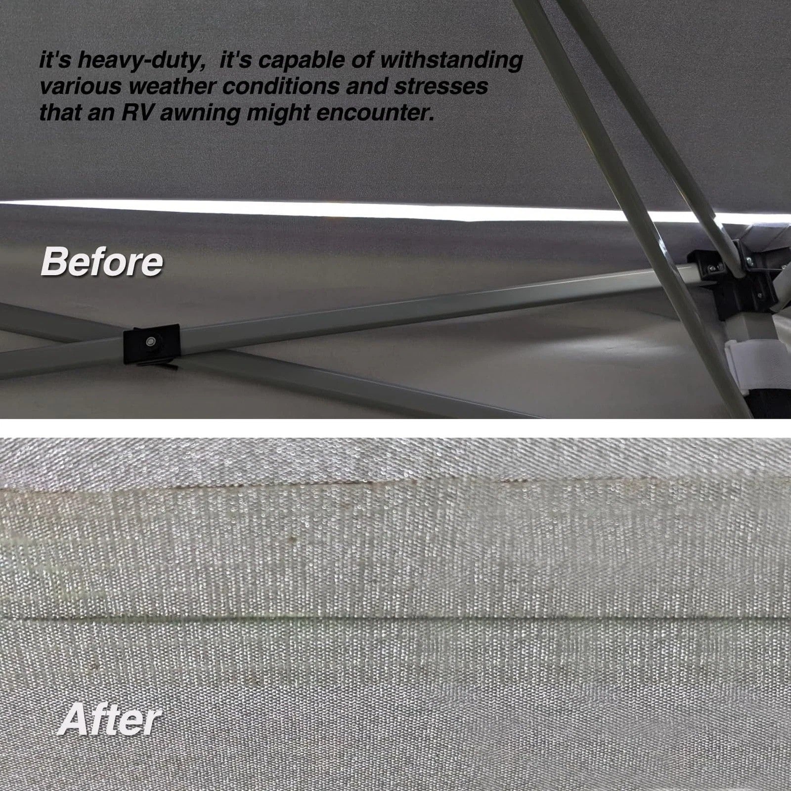 RV Awning Repair Tape, 39ft Waterproof Repair Tape for Canvas, Tent Repair