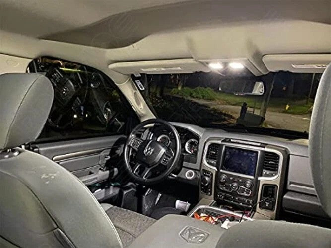 Interior LED Lights Kit for Dodge Ram 2009 2010 2011 2012 2013 2014 2015 White