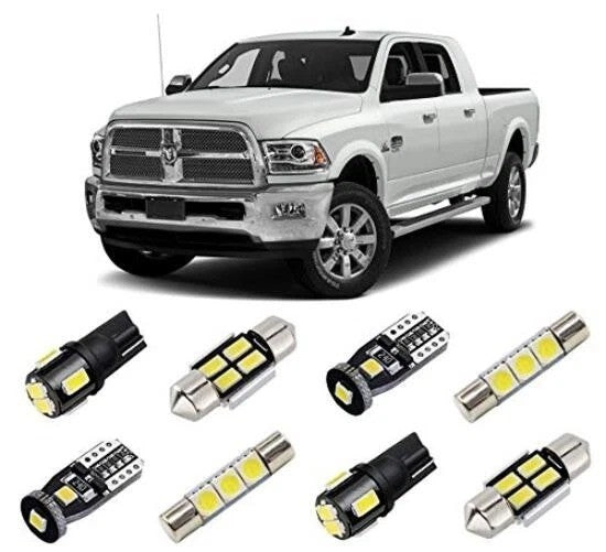 Interior LED Lights Kit for Dodge Ram 2009 2010 2011 2012 2013 2014 2015 White
